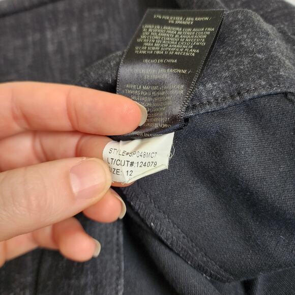 KUT from the Kloth Womens Stefany Skinny Pants Size 12 Charcoal Gray Stretch - Picture 8 of 12